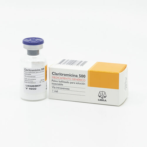 Claritromicina Polvo 500mg
