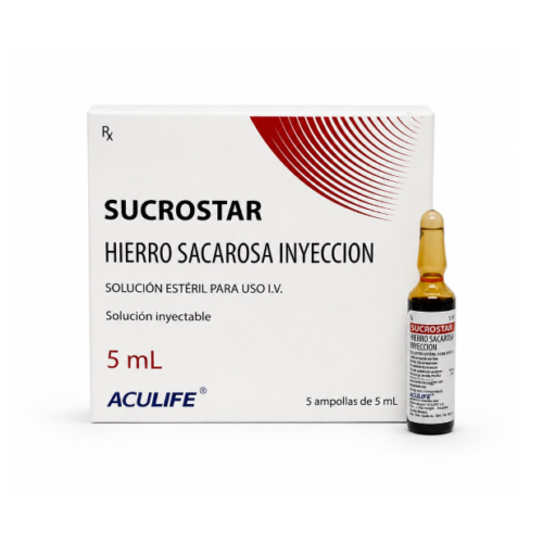 HIERRO SACARATO 20 MG / ML X 5 ML