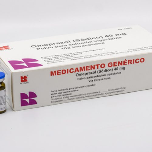 Omeprazol Sódico 40 mg Polvo para Solución Inyectable